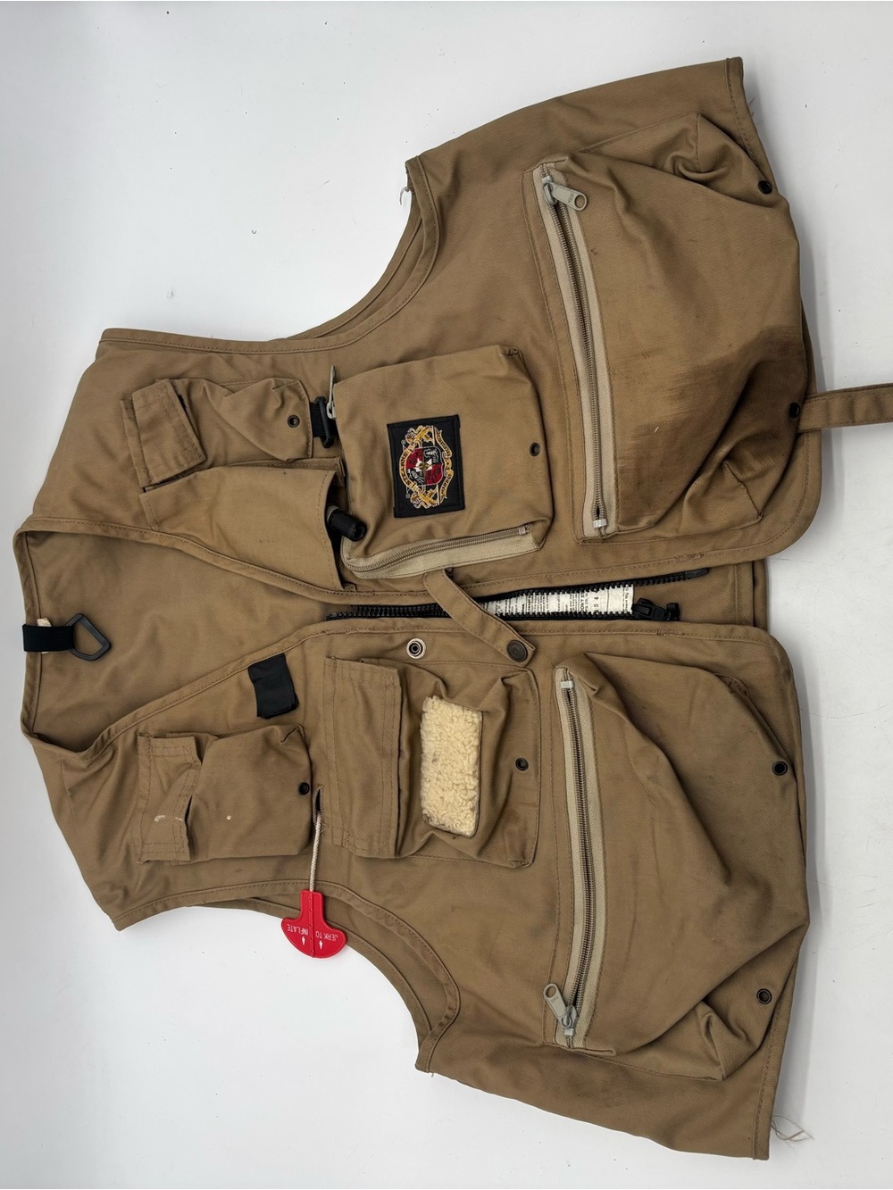 Vintage Stearns Inflatable Anglers Vest Model AV-4442 Made in USA Fly Fishing⁠